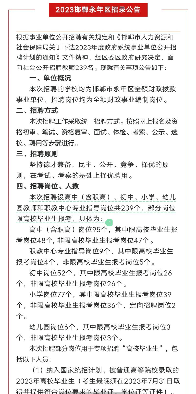 永年最新招聘信息今日概览